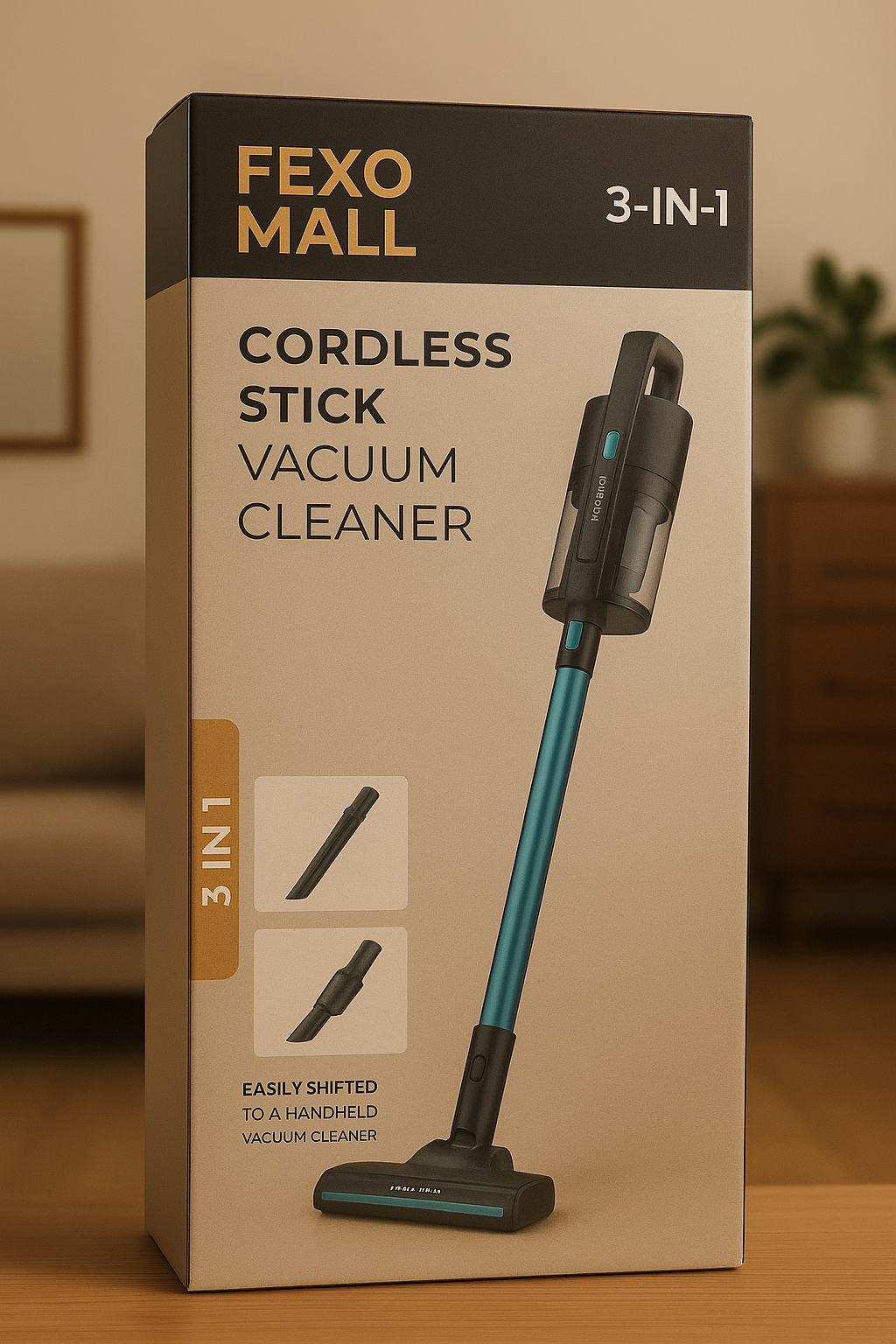 Fshesë Elektrike Pa Kabllo 3-Në-1