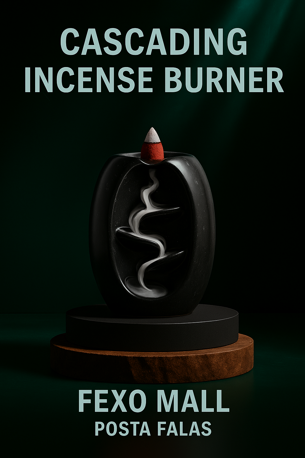 Cascading Incense Burner – Aromaterapi & Dizajn Elegant