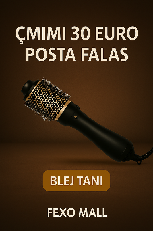 Furçë Elektrike për Tharje dhe Stilim Flokësh GEEMY
