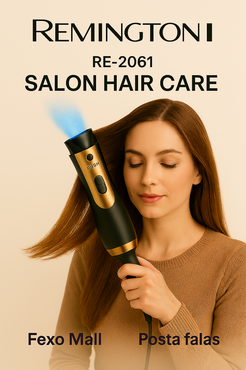 Remington RE‑2061 – Furçë Elektrike Profesionale për Stilim Flokësh