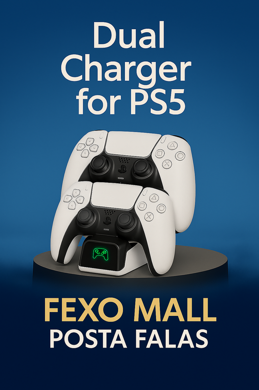 Dual Charger për PS5– Karikues Dyfishtë për Gamepad