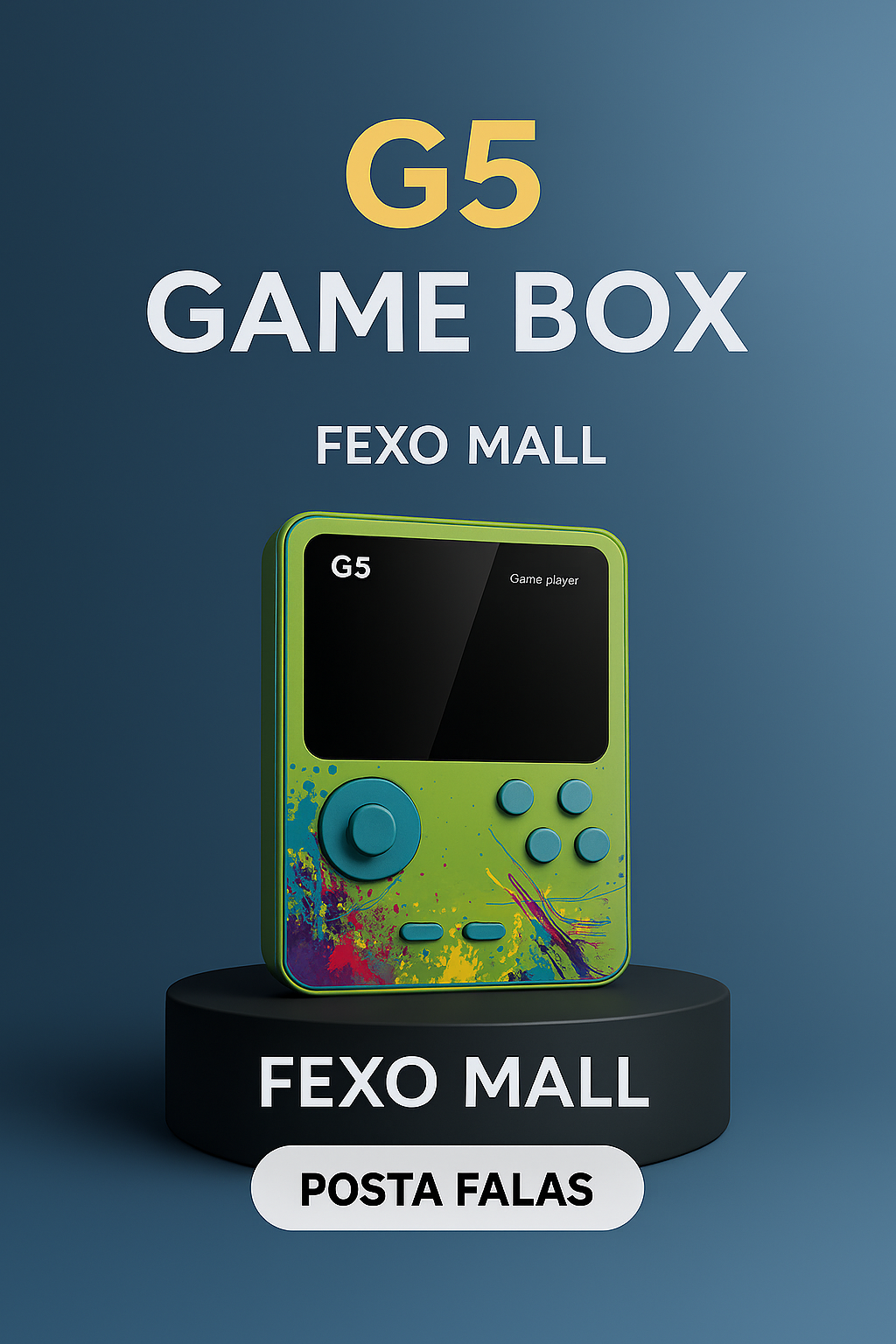 G5 Game Box – Konsolë Portative për Lojëra Klasike