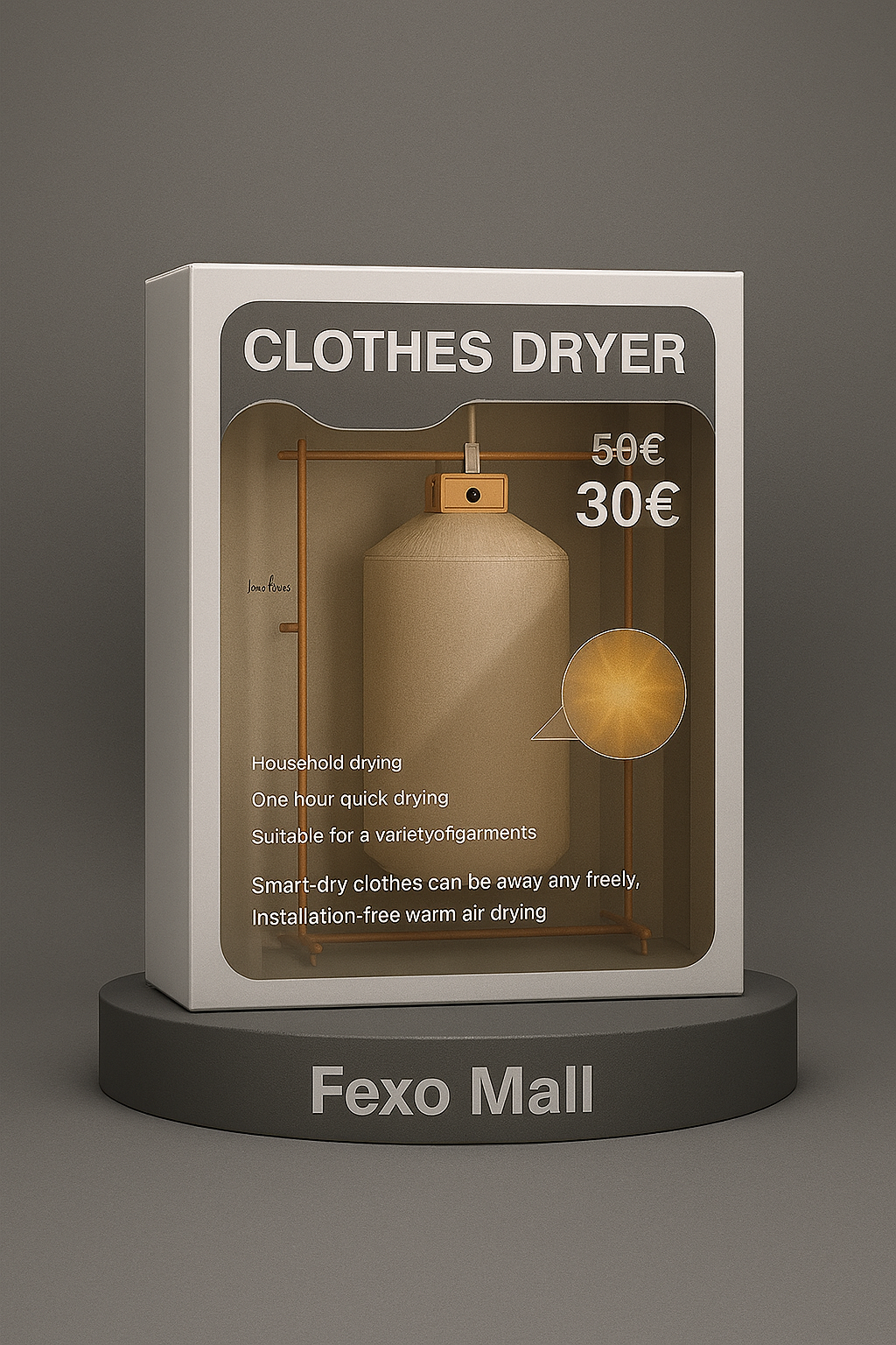 Clothes Dryer – Tharëse Elektrike për Rroba